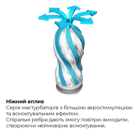 Мастурбатор Tenga Air-Tech Strong, більш висока аеростимуляція та всмоктувальний ефект №3