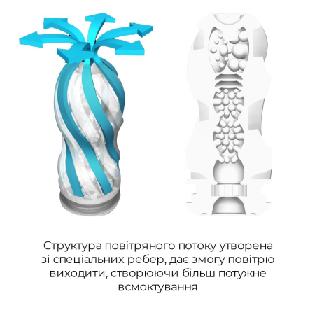 Мастурбатор Tenga Air-Tech Ultra Size, вища аеростимуляція та всмоктувальний ефект - фото №3