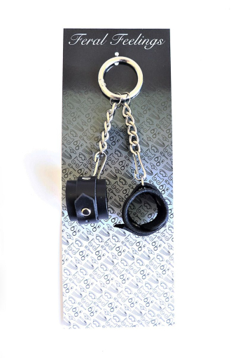 Брелок Наручники Чорний - фото №2