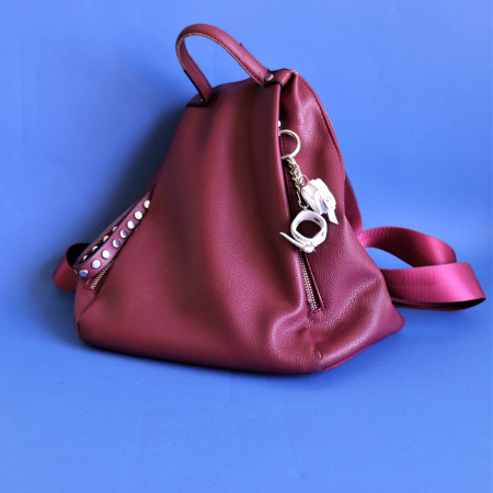 Брелок Наручники з пряжкою Білий - фото №3