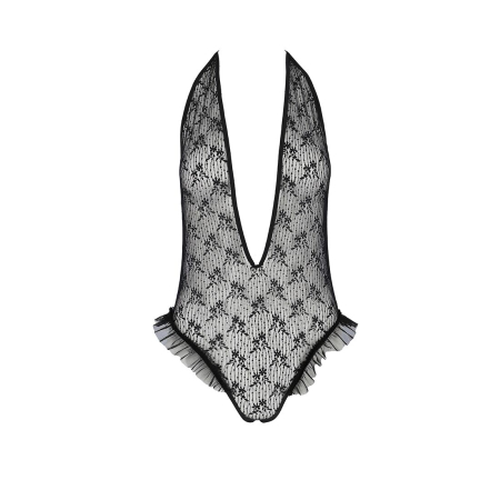 Боді монокіні з глибоким декольте Passion OTAVIA BODY L/XL, black - фото №3