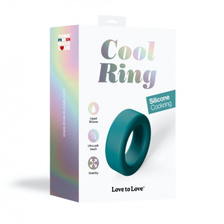Ерекційне кільце широке Love To Love COOL RING - TEAL ME - фото №6
