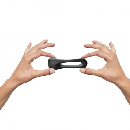 Ерекційне кільце подвійне Love To Love FLUX RING - BLACK ONYX - фото №4