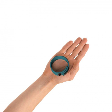 Регульоване ерекційне кільце на кнопках Love To Love HERO RING - TEAL ME - фото №3