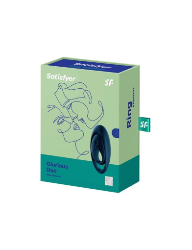 Подвійне ерекційне кільце з вібрацією Satisfyer Glorious Duo - фото №3