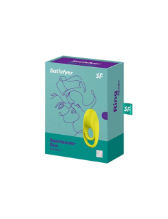 Подвійне ерекційне кільце з вібрацією Satisfyer Spectacular Duo - - фото №3