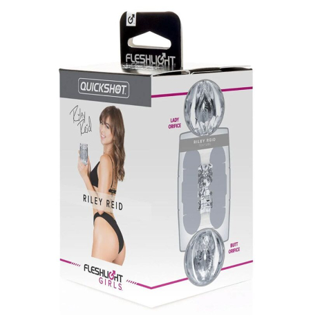 Мастурбатор Fleshlight Quickshot Riley Reid, компактний, чудово для пар і мінету - фото №6
