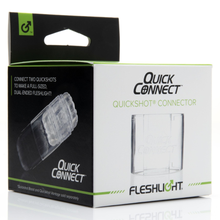 Адаптер Fleshlight Quickshot Quick Connect для з'єднання двох Квікшотов в одну іграшку - фото №3