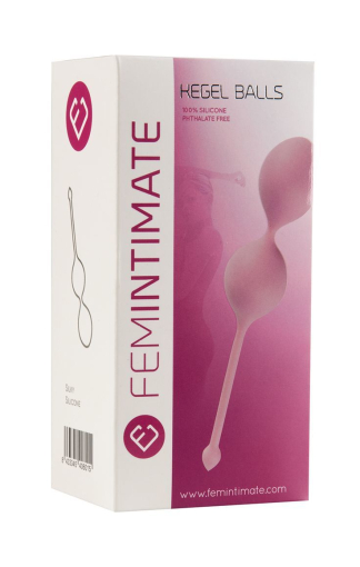 Вагінальні кульки Femintimate Kegel Balls, діаметр 3,5 см, маса 77 г - фото №2
