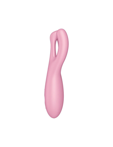 Кліторальний смарт-вібратор Satisfyer Threesome 4 Pink з трьома пальчиками №3