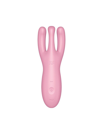 Кліторальний смарт-вібратор Satisfyer Threesome 4 Pink з трьома пальчиками №2