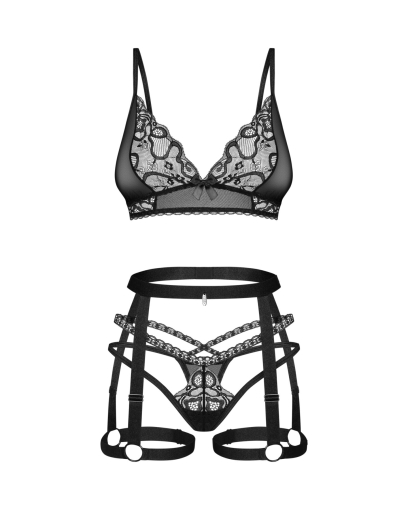 Комплект Obsessive Blomentis 3-pcs set XL/2XL - фото №3