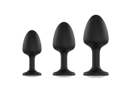 Анальна пробка Dorcel Geisha Plug Diamond M з кулькою всередині, створює вібрації, макс. діам. 3,2см - - фото №3