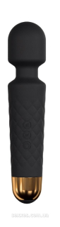 Мінівібромасажер Dorcel Wand Wanderful Black потужний, водонепроникний, 18 режимів роботи - - фото №3