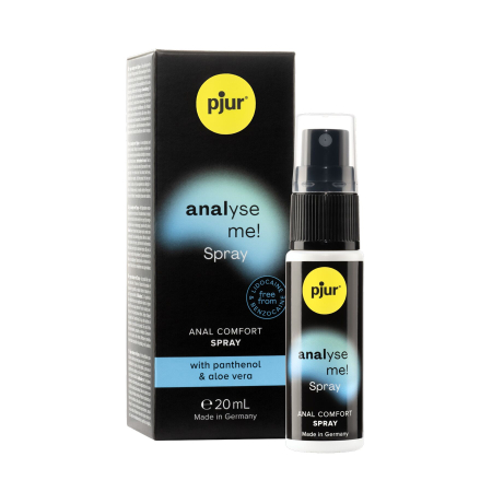 Розслаблювальний анальний спрей pjur analyse me! 20 мл із пантенолом та алое, концентрований №4