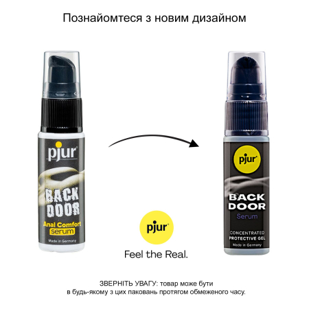 Розслаблювальний анальний гель pjur backdoor Serum 20 мл, створює плівку, висококонцентрований - фото №3