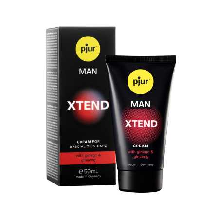 Крем для пеніса стимулювальний pjur MAN Xtend Cream 50 ml, з екстрактом гінкго та женьшеню - фото №4