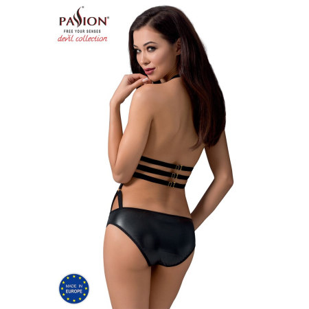 Боді монокіні під латекс Passion Exclusive LAMIS BODY L/XL, black - фото №2