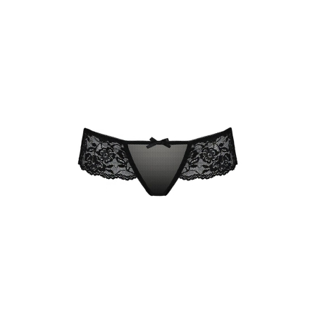 Трусики Passion Exclusive ABLA THONG L/XL, black - фото №5
