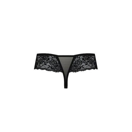Трусики Passion Exclusive ABLA THONG XXL/XXXL, black - фото №6