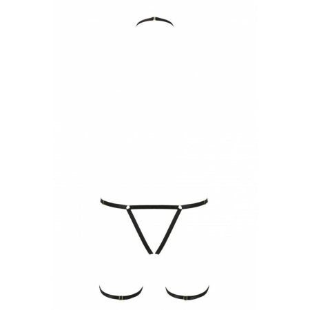 Портупея-стрепи на все тіло Passion Exclusive BRENDA L/XL, black №6