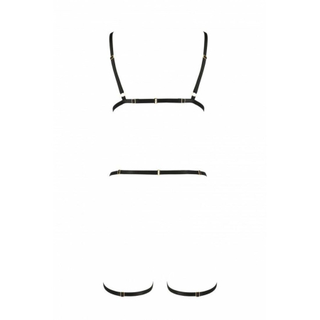 Портупея-стрепи на все тіло Passion Exclusive INDICA L/XL, black - фото №6