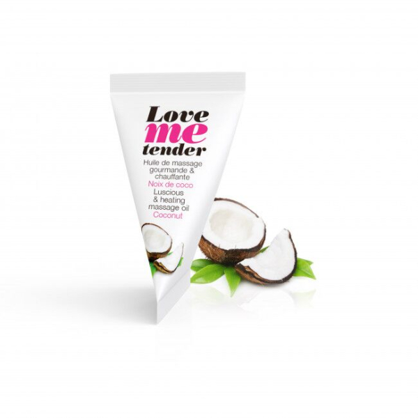 Масажна олія Love To Love - Love Me Tender, Noix De Coco (10 мл), аромат кокоса, без парабенів - фото