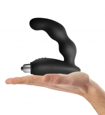 Вібромасажер простати Rocks Off Bad-Boy Black, масаж промежини, макс. діаметр 4 см - фото №2
