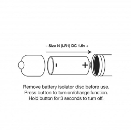 Анальний вібростимулятор Rocks Off Butt Quiver Black, стимуляція простати, макс. діаметр 4,3 см - - фото №5