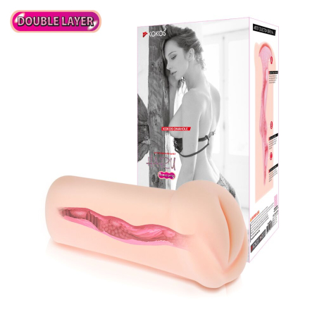 Мастурбатор-вагіна двошаровий Kokos Haru Double Layer - фото №5