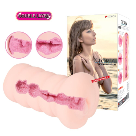 Мастурбатор-вагіна двошаровий Kokos Gloria Double Layer - фото №8