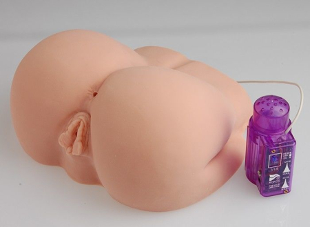 Мастурбатор-попка Kokos Oknyeo 2WayPlus з функцією масажу та вібрацією, два входи: вагіна та попка - фото №4