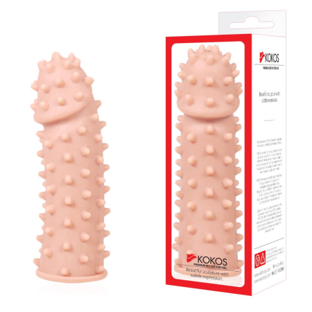 Насадка на член Kokos Extreme Sleeve ES.03 розмір M, потовщувальна, стимулюючий рельєф - фото №4