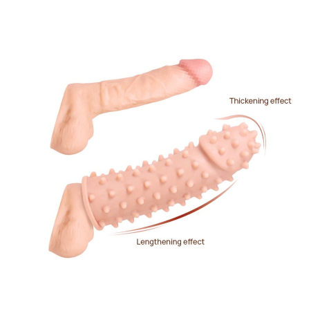 Насадка на член Kokos Extreme Sleeve ES.03 розмір M, потовщувальна, стимулюючий рельєф - фото №2