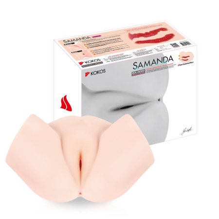 Мастурбатор-півторс Kokos Samanda, два входи: вагіна і попка №7