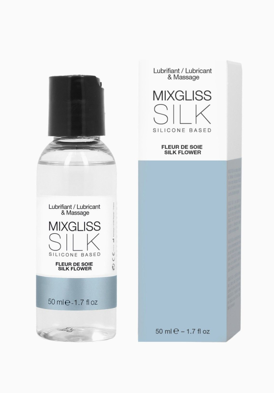 Лубрикант на силіконовій основі MixGliss SILK - FLEUR DE SOIE (50 мл) з квітковим ароматом - фото