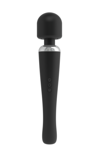 Потужний вібромасажер Dorcel Megawand Black перезаряджуваний, 160 режимів 