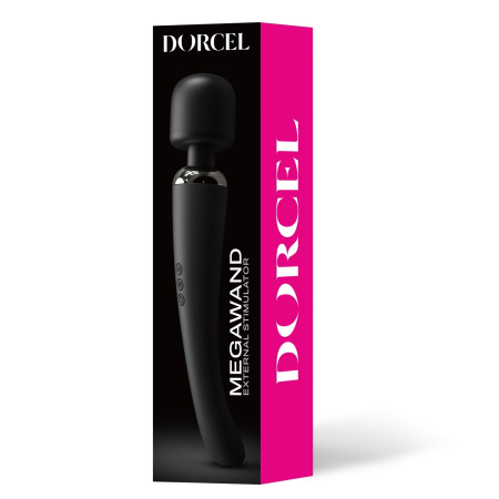 Потужний вібромасажер Dorcel Megawand Black перезаряджуваний, 160 режимів №6