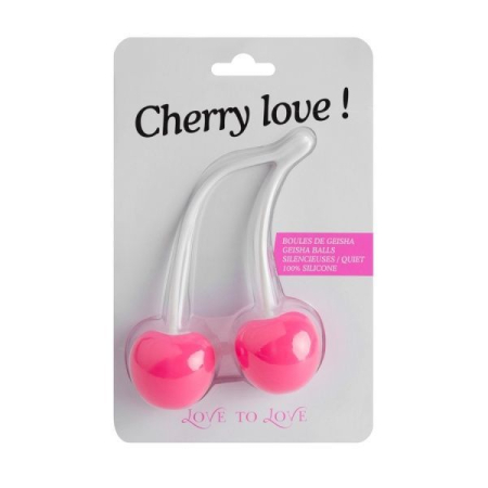 Вагінальні кульки Love To Love CHERRY LOVE, діаметр 3,5 см, маса 77 г - фото №2