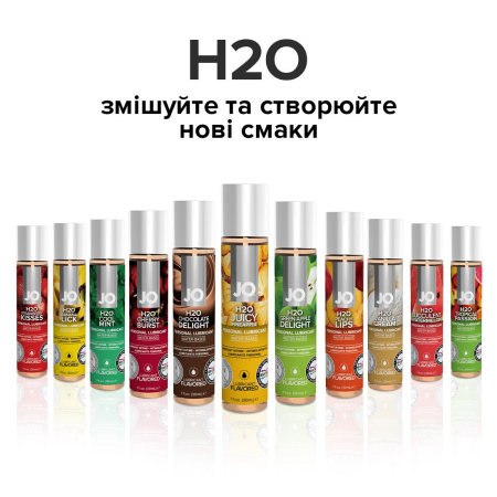 Змазка на водній основі JO H2O — Juicy Pineapple (30 мл) без цукру, рослинний гліцерин - фото №5