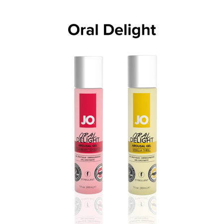 Гель для оральних пестощів JO Oral Delight — Strawberry Sensation (30 мл), ефект холод-тепло - фото №6