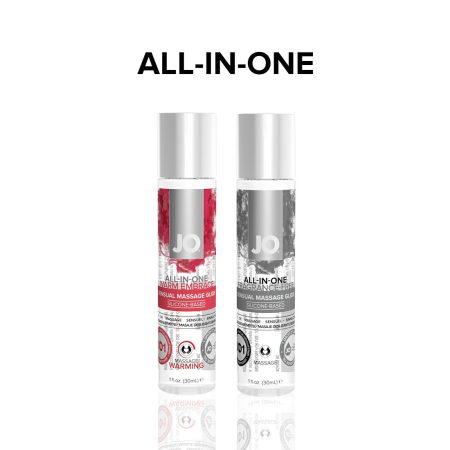 Розігріваючий масажний гель та змазка 2-в-1 JO All-in-one Massage Glide - WARMING (30 мл) - фото №5