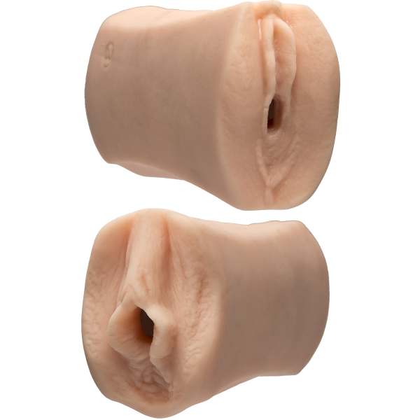 Мастурбатор двосторонній Doc Johnson Jessie Andrews / Julia Ann Ultraskyn, вагіна/вагіна 