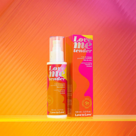 Масажна олія Love To Love - Love Me Tender, Noix De Coco (100 мл), аромат кокоса, без парабенів - фото №2