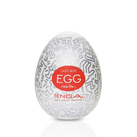 Мастурбатор-яйце Tenga Keith Haring Egg Party - фото