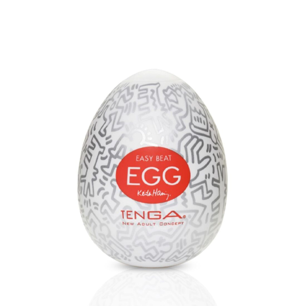 Мастурбатор-яйце Tenga Keith Haring Egg Party - фото