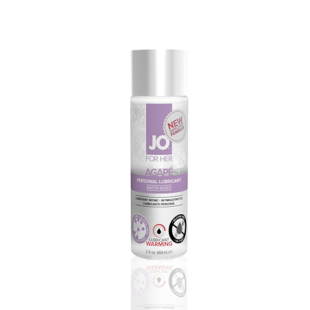 Розігрівальна змазка JO AGAPE — WARMING (60 мл) без гліцерину, гліколю та парабенів 