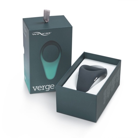 Смарт-віброкільце під одяг VERGE BY WE-VIBE SLATE, охоплює пеніс та мошонку, 10 режимів - фото №12