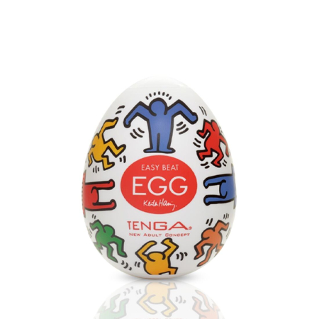 Мастурбатор-яйце Tenga Keith Haring Egg Dance - фото