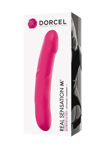 Ділдо Dorcel Real Sensation M Magenta, силікон - фото №3